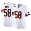 C.Bears #58 Darnell Wright Player White Vapor F.U.S.E. Limited Home Game CAdoa Stitched Jerseys