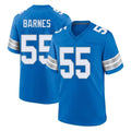 D.Lions #55 Derrick Barnes Player Blue Alternate Home Game CAdoa Stitched Jerseys