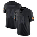 C.Bears #14 Kalif Raymond Player Black Impact Limited Game CAdoa Stitched Jerseys