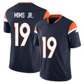D.Broncos #19 Marvin Mims Jr. Player Navy Limited Vapor F.U.S.E. Home Game CAdoa Stitched Jerseys