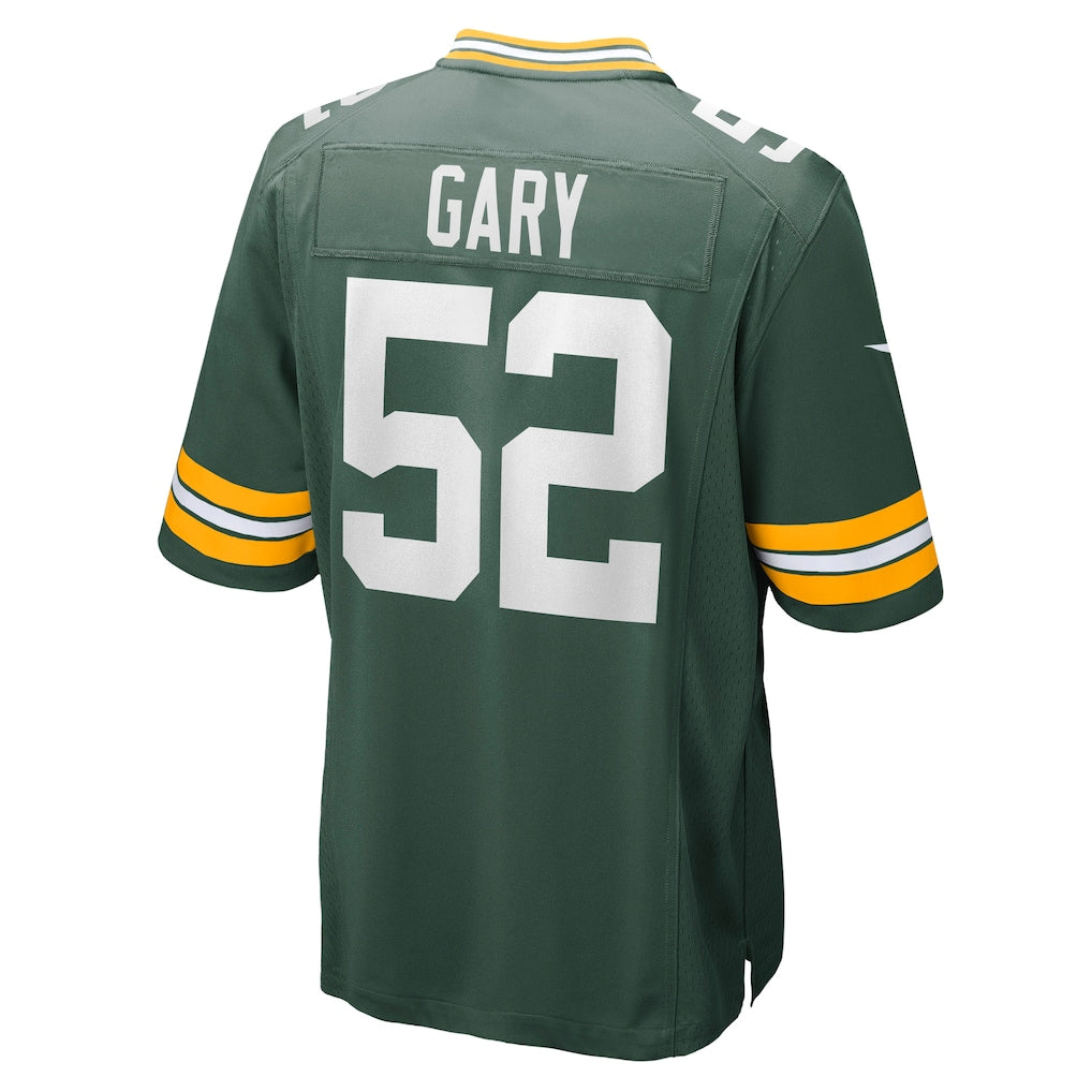 CAdoa GB.Packers #52 Rashan Gary Green Game Jersey