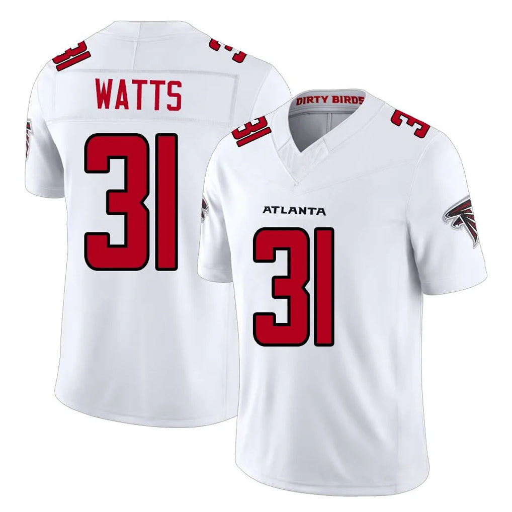 A.Falcons #31 Xavier Watts Player White Team Color Vapor F.U.S.E. Limited CAdoa Stitched Jerseys