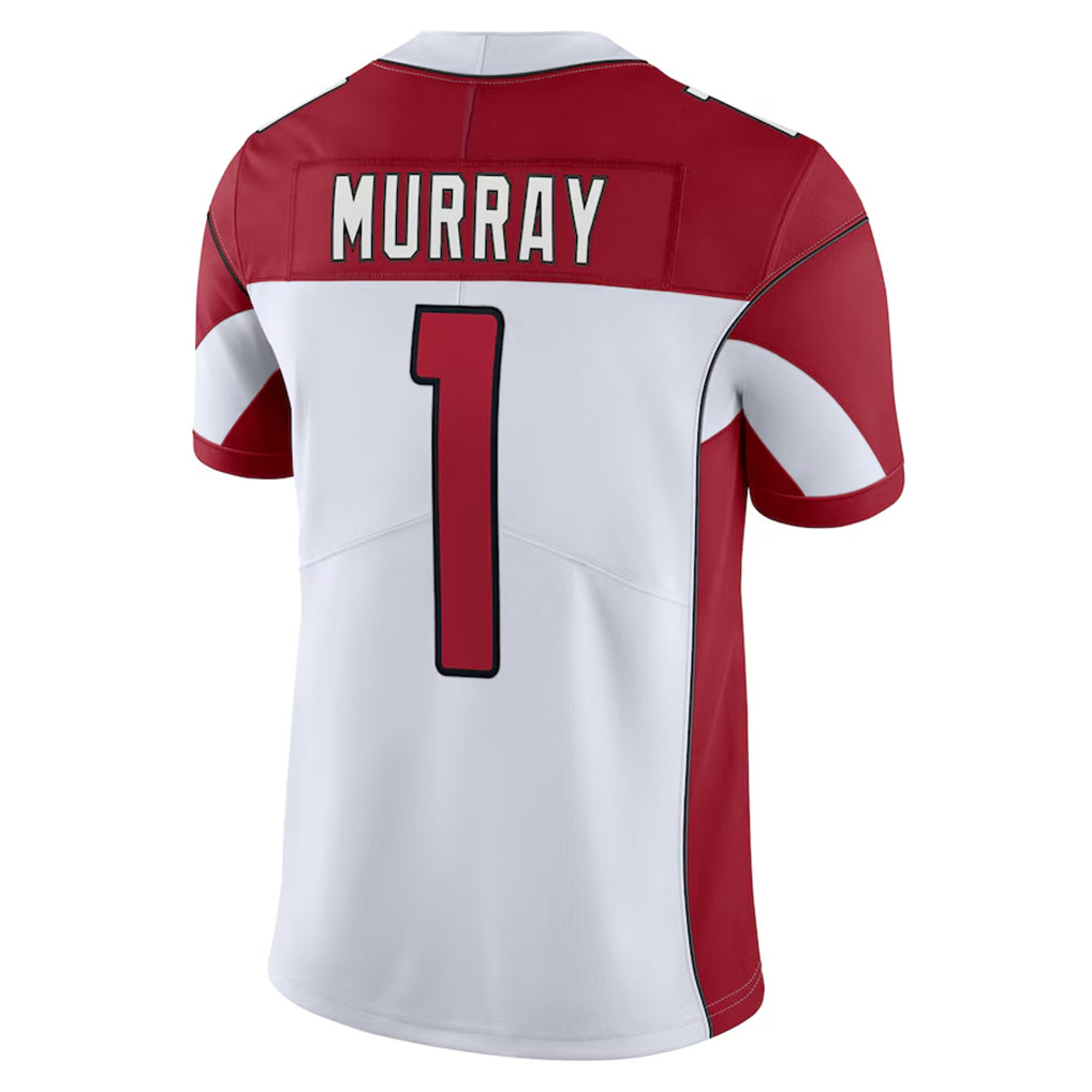 A.Cardinals #1 Kyler Murray Player White Vapor Limited Home Game beagls Stitched Jerseys
