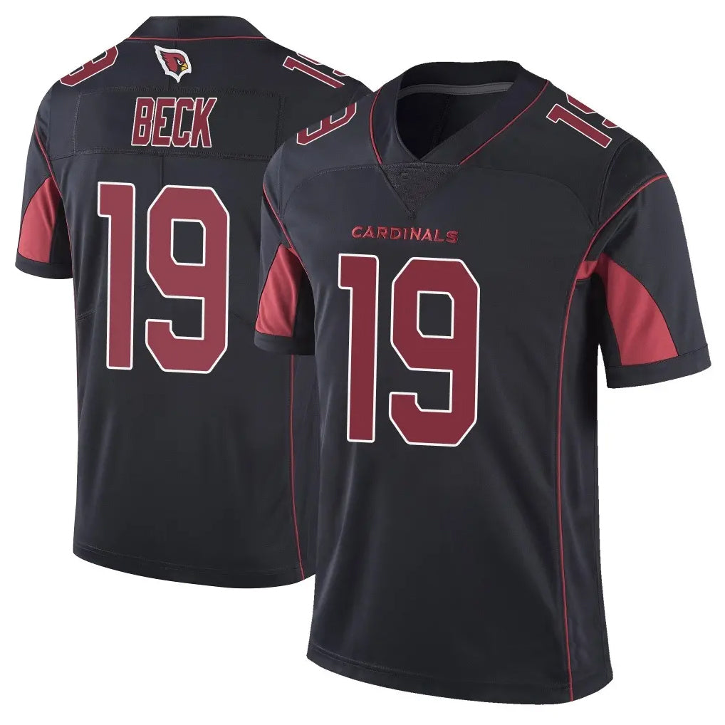 A.Cardinals #19 Carson Beck Player Black Limited Elite Home Game beagls Stitched Jerseys