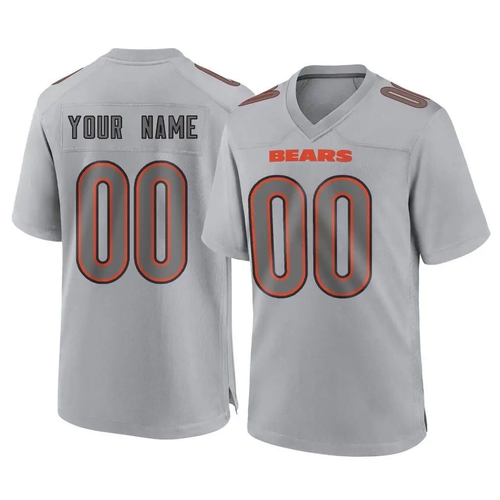 Custom C.Bears Gray Atmosphere Fashion Game Any Name & Numbers CAdoa Stitched Jerseys