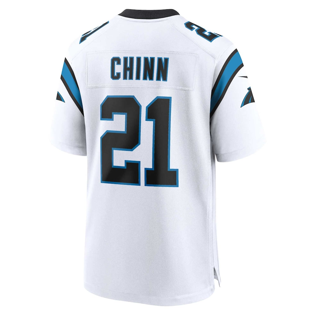 CAdoa C.Panthers #21 Jeremy Chinn White Game Jersey