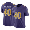 B.Ravens #40 Teddye Buchanan Player Purple Vapor F.U.S.E. Limited CAdoa Stitched Jerseys