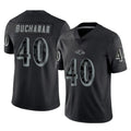B.Ravens #40 Teddye Buchanan Player Black REFLECTIVE Limited CAdoa Stitched Jerseys
