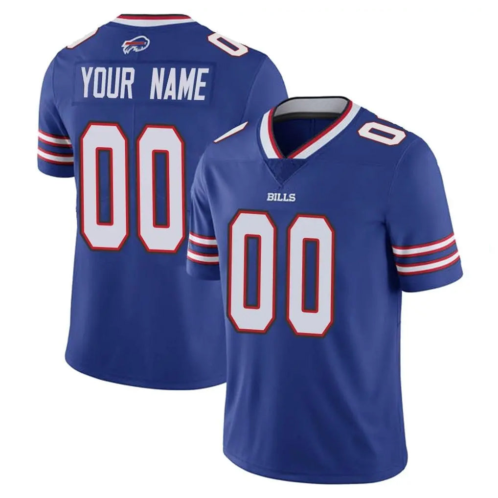 Custom B.Bills Royal Vapor Untouchable Limited Any Name & Numbers CAdoa Stitched Jerseys