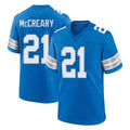 D.Lions #21 Roger McCreary Player Blue Alternate Home Game CAdoa Stitched Jerseys