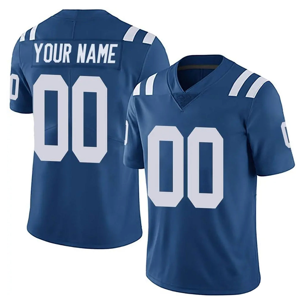 Custom IN.Colts Royal Limited Vapor Untouchable Home Game Any Name & Numbers CAdoa Stitched Jerseys