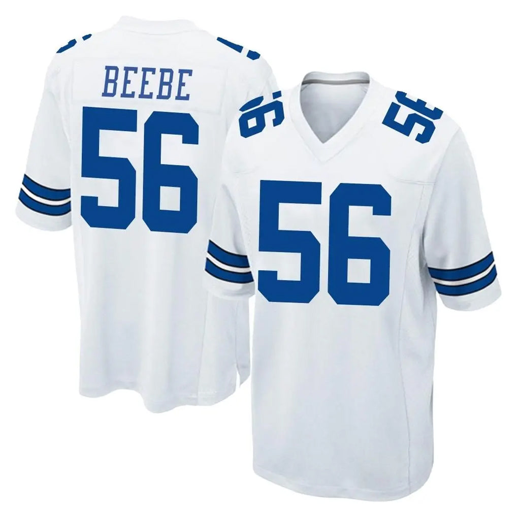 D.Cowboys #56 Cooper Beebe Player White Home Game CAdoa Stitched Jerseys