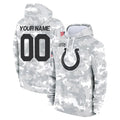 Custom IN.Colts Arctic Camo Salute to Service Hoodies Limited Game Any Name & Numbers CAdoa Stitched Jerseys