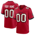 Custom TB.Buccaneers Red Home Game Any Name & Numbers CAdoa Stitched Jerseys