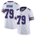 B.Bills #79 Spencer Brown Player White Vapor Untouchable Limited CAdoa Stitched Jerseys