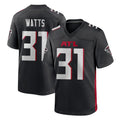 A.Falcons #31 Xavier Watts Player Black Home Game CAdoa Stitched Jerseys