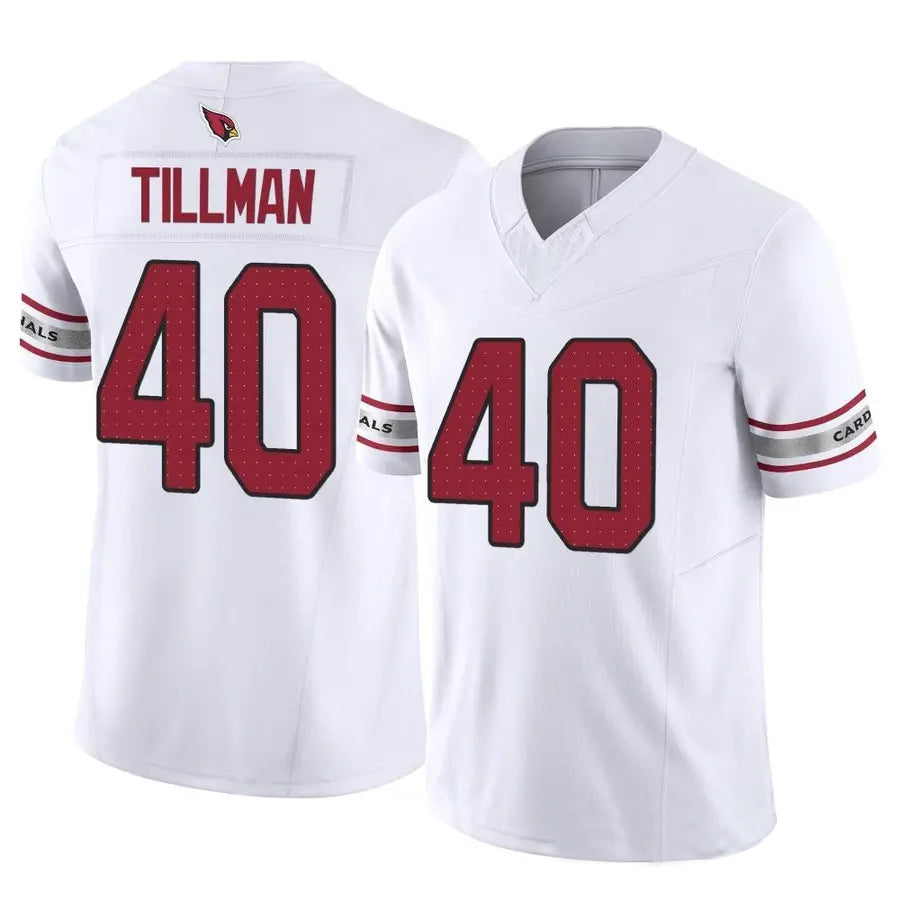 A.Cardinals #40 Pat Tillman Player White Game Road beagls Stitched Jerseys