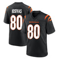 C.Bengals #80 Andrei Iosivas Player Black Home Game CAdoa Stitched Jerseys