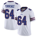 B.Bills #64 O'Cyrus Torrence Player White Vapor Untouchable Limited CAdoa Stitched Jerseys