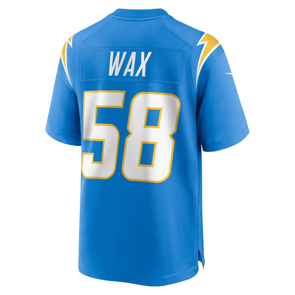 CAdoa LA.Chargers #58 Marlowe Wax Powder Blue Team Game Jersey