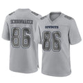 D.Cowboys #86 Luke Schoonmaker Player Gray Atmosphere Fashion Home Game CAdoa Stitched Jerseys