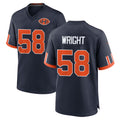 C.Bears #58 Darnell Wright Player Navy 2026 Rivalries Collection Home Game CAdoa Stitched Jerseys