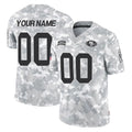 Custom SF.49ers Arctic Camo Limited Salute To Service Home Game Any Name & Numbers CAdoa Stitched Jerseys