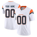 Custom D.Broncos White Limited Vapor F.U.S.E. Home Game Any Name & Numbers CAdoa Stitched Jerseys