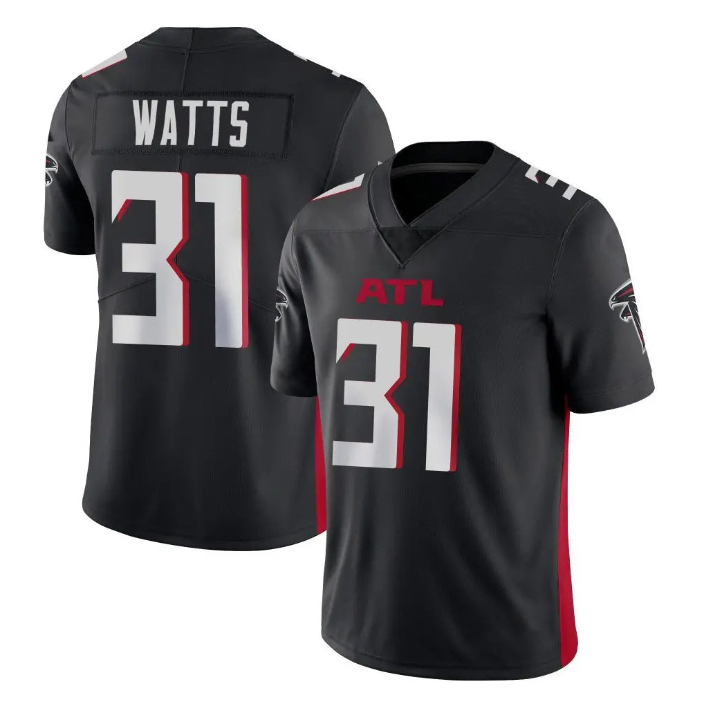 A.Falcons #31 Xavier Watts Player Black Vapor Untouchable Limited Home Game CAdoa Stitched Jerseys