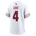 CAdoa A.Cardinals #4 Jeremiyah Love White Game Player Stitched Jerseys