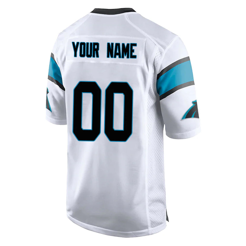 Custom C.Panthers White Game Any Name & Numbers CAdoa Stitched Jerseys