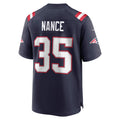 CAdoa NE.Patriots #35 Jim Nance Navy Retired Player Jersey