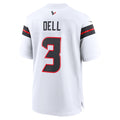 CAdoa H.Texans #3 Tank Dell White Game Jersey