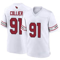 A.Cardinals #91 L.J. Collier Player White Game Home beagls Stitched Jerseys