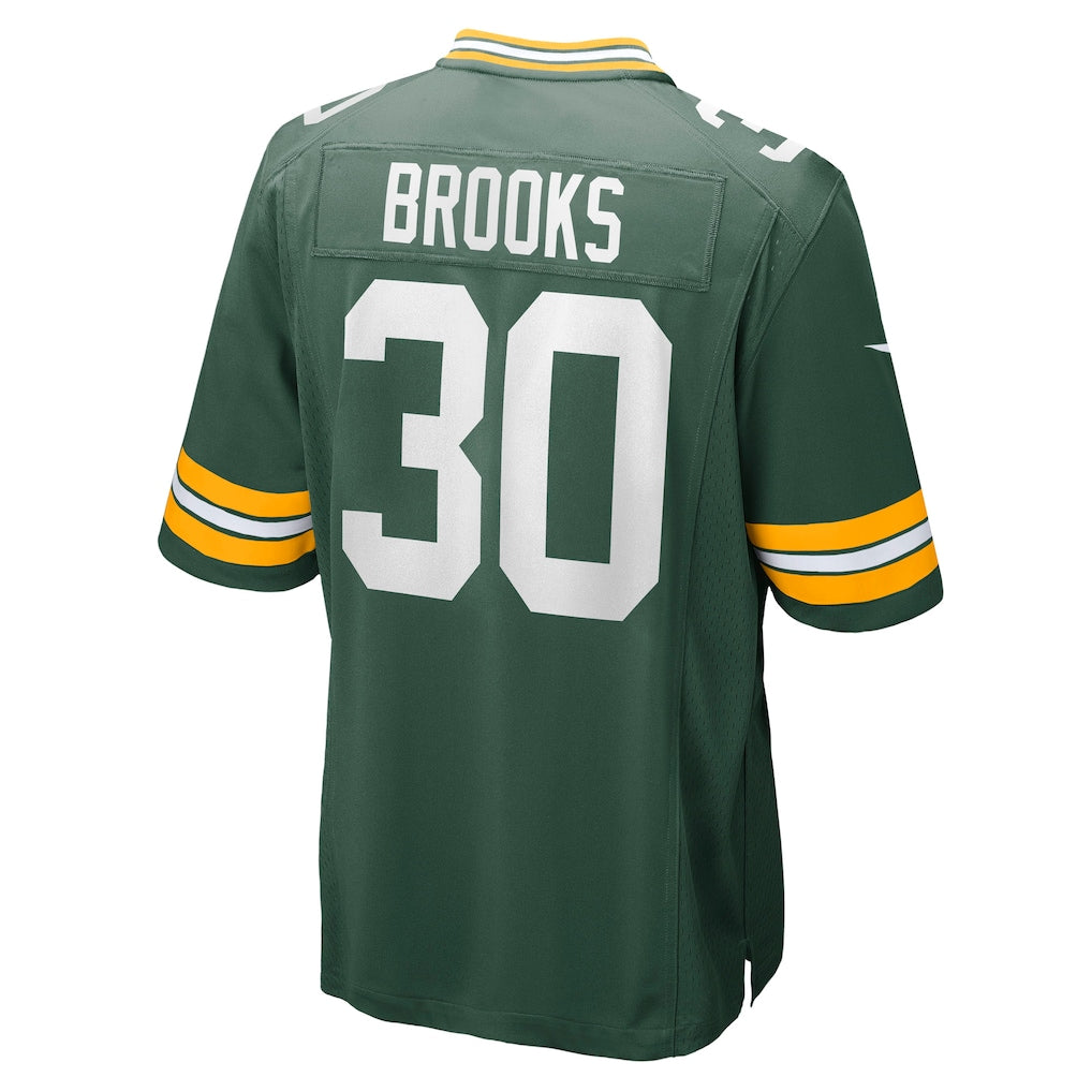 CAdoa GB.Packers #30 Chris Brooks Green Team Game Jersey
