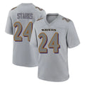 B.Ravens #24 Malaki Starks Player Gray Color Rush Vapor Untouchable Game CAdoa Stitched Jerseys