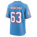 CAdoa T.Titans #63 Mike Munchak Light Blue Retired Player Alternate Game Jersey
