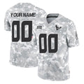 Custom H.Texans Arctic Camo Salute To Service Limited Game Any Name & Numbers CAdoa Stitched Jerseys