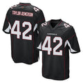A.Cardinals #42 Dadrion Taylor-Demerson Player Black Home Game CAdoa Stitched Jerseys
