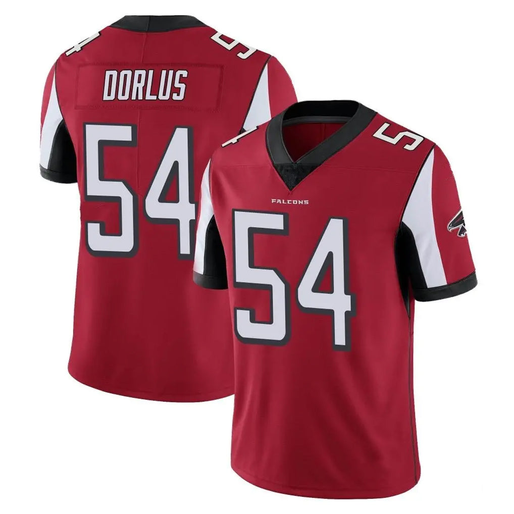 A.Falcons #54 Brandon Dorlus Player Red Color Vapor Untouchable Limited Home Game CAdoa Stitched Jerseys