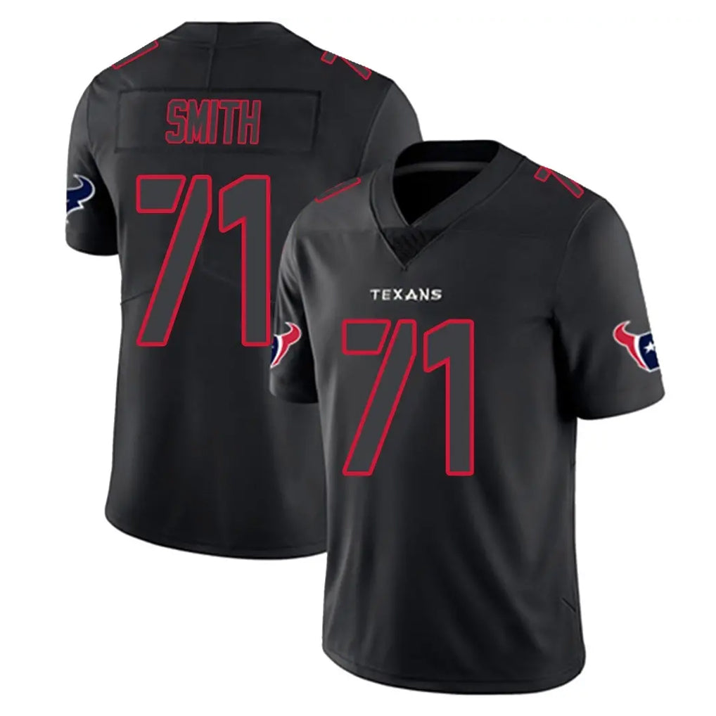 H.Texans #71 Braden Smith Player Black Impact Limited Game CAdoa Stitched Jerseys