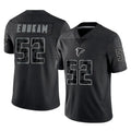 A.Falcons #52 Samson Ebukam Player Black RFLCTV Limited Game CAdoa Stitched Jerseys