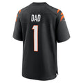 CAdoa C.Bengals #1 Dad Black Game Jersey