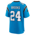 CAdoa C.Panthers #24 Jonathon Brooks Blue Alternate Game Player Jersey
