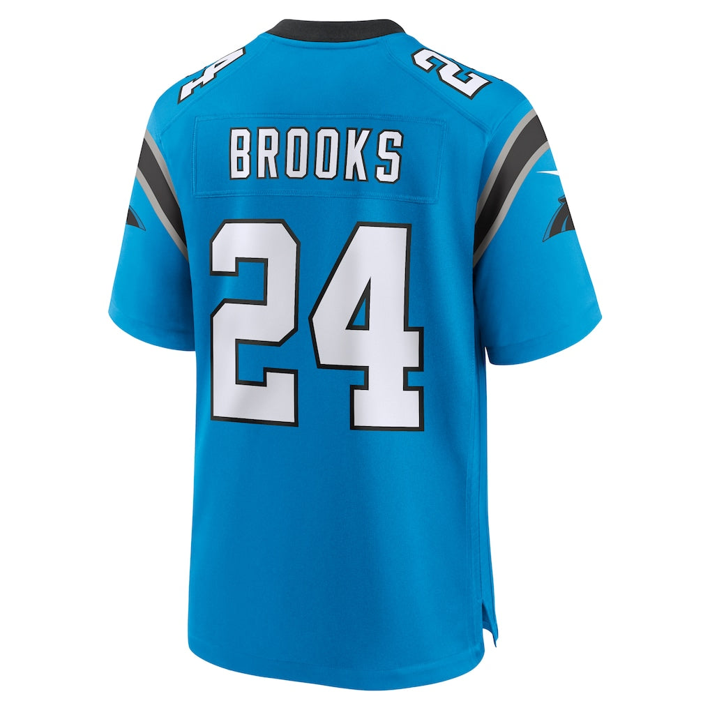 CAdoa C.Panthers #24 Jonathon Brooks Blue Alternate Game Player Jersey