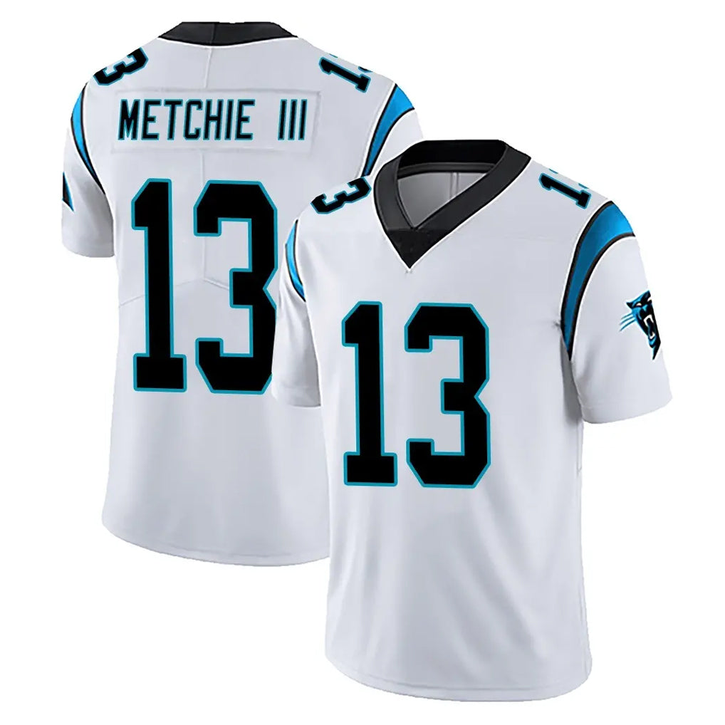 C.Panthers #13 John Metchie III Player White Vapor Untouchable Limited Game CAdoa Stitched Jerseys