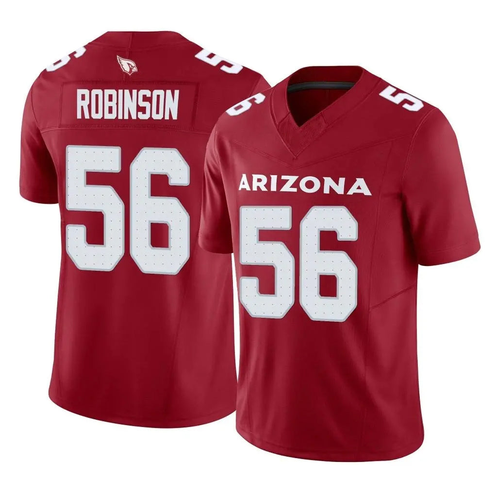 A.Cardinals #56 Darius Robinson Player Cardinal Vapor F.U.S.E. Limited Home Game CAdoa Stitched Jerseys