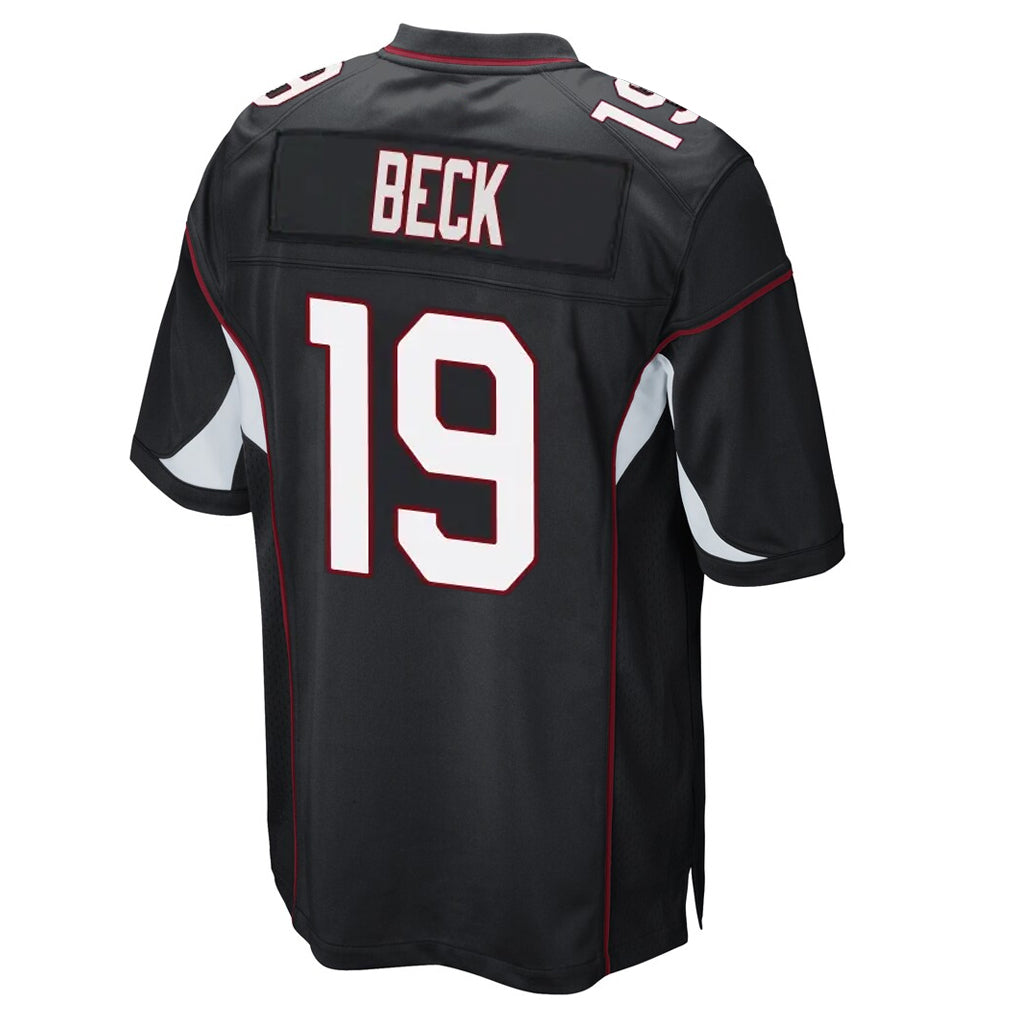 A.Cardinals #19 Carson Beck Player Black Home Game beagls Stitched Jerseys