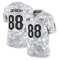 C.Bengals #88 Mike Gesicki Player Arctic Camo Salute to Service Limited CAdoa Stitched Jerseys