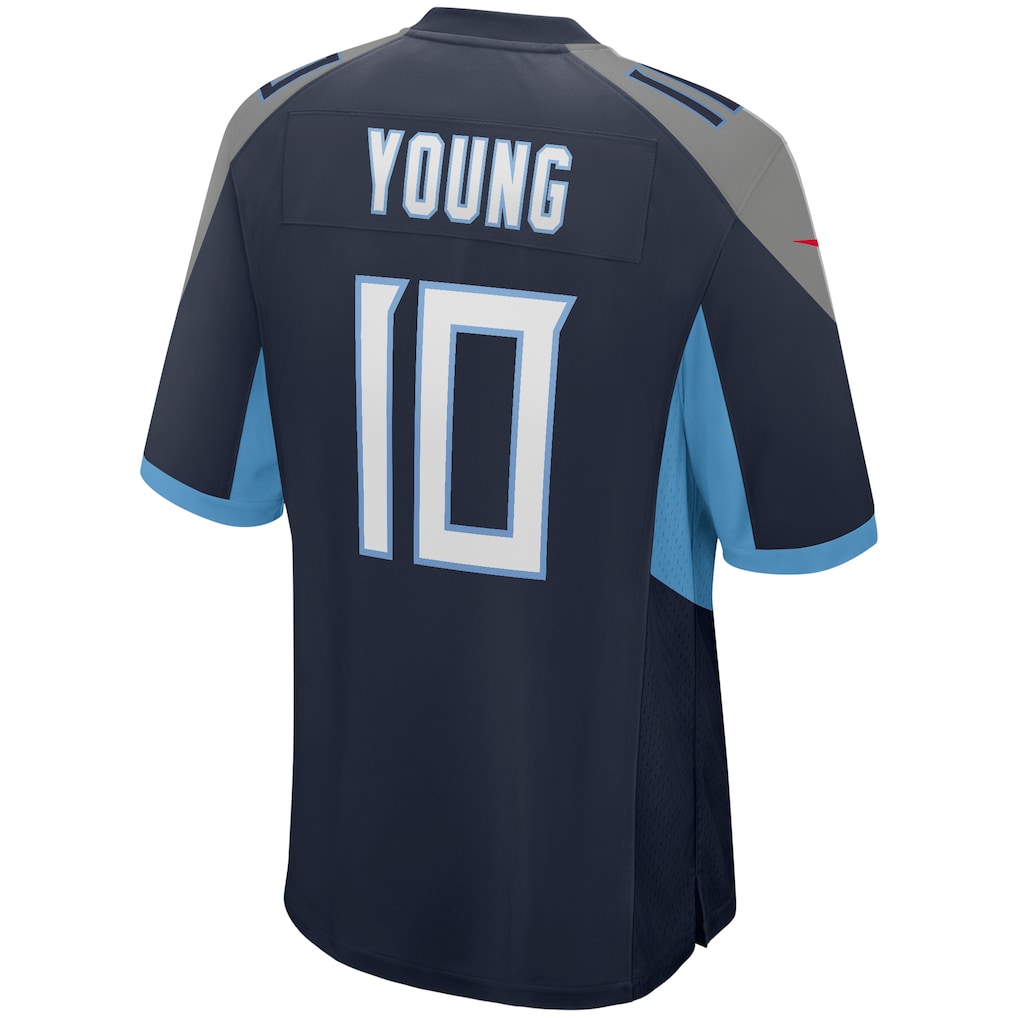 CAdoa T.Titans #10 Vince Young Navy Game Retired Player Jersey